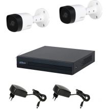 Dahua - kit video surveillance 2 cameras 2 mpx dvr 4 canaux