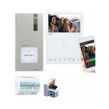 Comelit Immotec - Kit vidéophone quadra 2 fils et moniteur interieur Mini mains libres Wi-Fi. accès à distance - comelit -