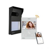 Kit videoportero soul 1 llamada con monitor wifi negro - GS5110/ART4W/L - evicom -
