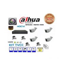 Safire - kit videosorveglianza hd 2 megapixel 4 telecamere con hcvr 1080P dahua