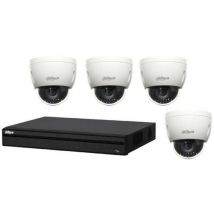 Kit Vidéosurveillance Dahua dvr HCVR8208AS3 et 4 Mini Caméras Dôme hdcvi PTZDHSD42212IHC