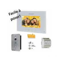 Kit vidéophone Care-In encastré, 2 fils avec alimentation SEWOSY