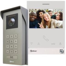 GOLMAR – Kit visiophone Soul 4' Lite – 2 fils – Alimentation électrique, Vision nocturne, Extensible à 4 moniteurs