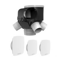 Kit vmc sf Autocosy Autoréglable 4 sanitari + 3 bocchette Atlantic 412288