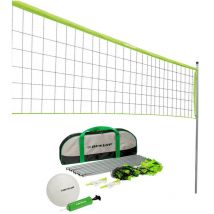 Dunlop - Beach Volleyball Set Avec Filet, Ballon Et Gonfleur