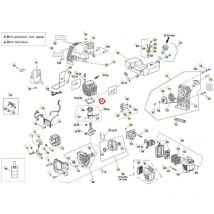 Kit: Zylinder-Kolben original Active Freischneider 4,5 Schnecke t143 024474
