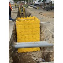 Blindage de fouilles léger légo-kit 6 2,5x2,5x0,65m