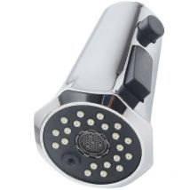 Lucky-88 - Accessoires de tête de traction de robinet de lavabo de cuisine pommeau de douche multifonction en forme de trompette