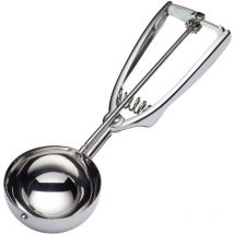 KitchenCraft Cucchiaio per Gelato con Grilletto in Acciaio Inossidabile, Design Tradizionale, 24 cm