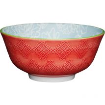 KCBOWL13 Schale aus emailliertem Steingut mit Blumenmuster, mehrfarbig - Kitchen Craft