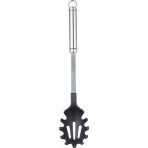 Pro-tools & soft grip tools KitchenCraft Professional Cucchiaio da Pasta/Servi Spaghetti in Acciaio Inox con Testa in Nylon Antiaderente, 35 cm,