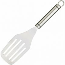 Pro-tools & soft grip tools Paletta per Hamburger con Manico Ovale, Acciaio Inossidabile, Grigio (Argento), Medium