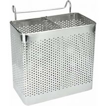 Kitchen Cutlery Drainer Cutlery Basket Cutlery Holder Stainless Steel Sink Organizer for Storing Kitchen Utensils Spoon Fork