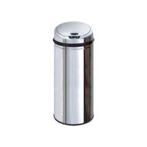 Poubelle automatique artic Argent Acier inoxydable 50 l