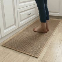 Boed - Kitchen rug Kitchen rug, Kitchen rug in front of the sink Washable non-slip rubber and washable, Jute Kitchen rug in front of the sink Linen