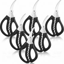 Kitchen Seafood Scissors Multifunctional Stainless Steel Scissors Seafood Fish Crab Shrimp Lobster Scissors Suitable for Kitchen Seafood Peeling