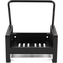 Kitchen sink sponge holder, cleaning rack, soap organizer, storage shelf with drain pan b.