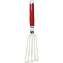 KitchenAid Espátula con Rejilla Flexible para Pescado de Acero Inoxidable 18/8, Rojo