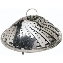 Kitchen Craft - KitchenCraft – Vaporera para Cocinar al Vapor, Cesta Plegable, Acero Inoxidable, 23 cm