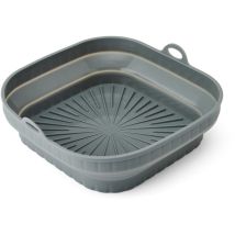Kitchencraft Collapsible Air-fryer Liner, Rectangle, Silicone Liner, 20 X 20 X 6cm
