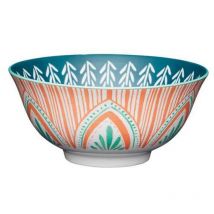 KitchenCraft16cm Ceramic Bowl Colourful Folk Pattern