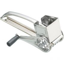 Kitchencraft Edelstahlreibe mit drei Trommeln