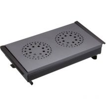 Masterclass - KitchenCraft Calientaplatos y Calientaplatos Profesional con 2 Candelitas, Negro/Gris