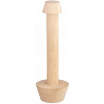 Masterclass - KitchenCraft Mazo Sellador para Repostería de Madera, 4 x 6,8 cm – Marrón