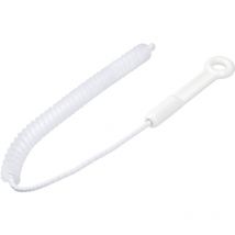 Kitchen Craft - Kitchencraft Mini Serpiente para Desatracar Fregaderos, Blanco, 64x7.41x1.21 cm
