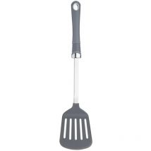 KitchenCraft Professional Paletta con Fessure in Acciaio Inossidabile e Impugnatura in Nylon, 36 cm