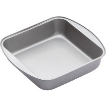 KitchenCraft Quadratisches Antihaft-Mehrzweck-Tablett, 20 x 20 x 5 cm