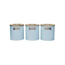 KitchenCraft Tea Coffee Sugar Set Light Blue