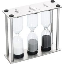 Masterclass - Temporizador de acero inoxidable triple para huevos duros y blandos / reloj de arena