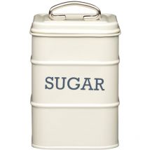 Living Nostalgie Zuckerdose, Aluminium, Weiß, 55x7,32x2,19 cm