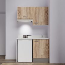 Kochnischen K01L - 120 cm - Holz - Snova - Spüle rechts
