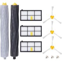 Pièces Accessoires pour iRobot Roomba 800 805 860 861 865 866 870 871 876 880 885 886 890 895 896 900 960 966 980, Remplaçant Filtres et Brosses Kit