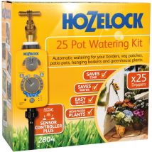 Kits Micro Irrigation classique 25 pots avec programmateur Sensor Plus Hozelock Garantie 2 ans