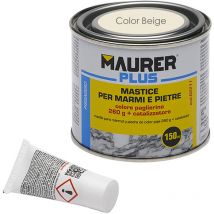 Maurer Marmor-Kitt 150 ml – Reparatur von Marmoroberflächen – Füllen von Bohrlöchern – Verbinden von Bruchstücken