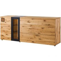 Buffet 180x44x80 en bois de Chêne sauvage naturel Laqué / huilé kitzbühel 132