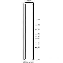 Klammern Type l 30 mm aus Stahldraht verzinkt (15600 Stück) - Alsafix