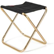 Klappbare Campinghocker, tragbare Klapphocker für den Außenbereich zum Angeln, Wandern, Grillen, aus robustem Aluminium-Nylon, zusammengeklappt (32 x