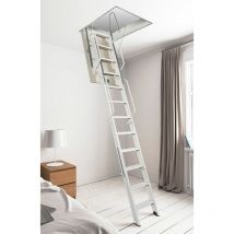 Echelle Direct - Mehrteilige Bodenleiter aus Stahl 4.00m - Deckenöffnung 140x120cm - ACI-QUA400/140-120