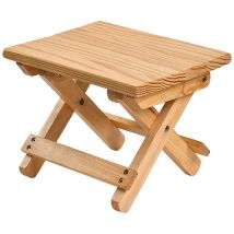 Klappbarer Campinghocker Aus Holz – Tragbarer, Quadratischer Sitzhocker, Leichter, Robuster Und Vielseitiger Sitzstuhl Für Angeln, Outdoor-aktivitäten