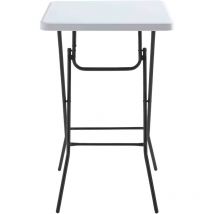Rekkem - Klappbarer quadratischer Stehtisch Weiß