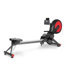 Fitfiu Fitness - Klappbares Rudergerät mit Luftwiderstand RA-300 Cardio- und Cross-Training, 12 Widerstandsstufen, max. Benutzergewicht 110kg es