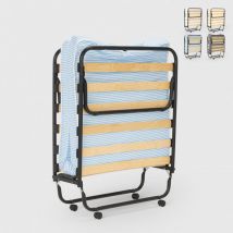 Klappbett Mit Matratze Und Mikrofaserlatten 80x180cm Apollo - Hellblau
