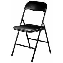 Klappstuhl Aus Innen- Oder Außenstahl Mit Sitz Und Zurück In Ppcp -gepolsterten Kleider - Shadow - Shadow
