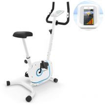 Klarfit - Myon Cycle Heimtrainer 12kg Schwungmasse SmartCardio Studio weiß