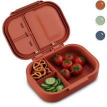 Klarstein - Schmatzfatz Lunchbox, Unterteilte Brotdose Für Erwachsene & Kinder, Lunchbox Mit Fächern, Bento-box Für Schule & Kita, Bpa-freie Schuldose