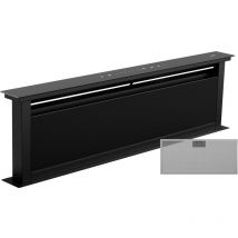 Klarstein Royal Flush Eco Downdraft Dunstabzugshaube - A++ Energieeffizienz, 842 M³/h Luftumwälzung, Leise 70 Db, Touch-bedienfeld, Led-beleuchtung, 